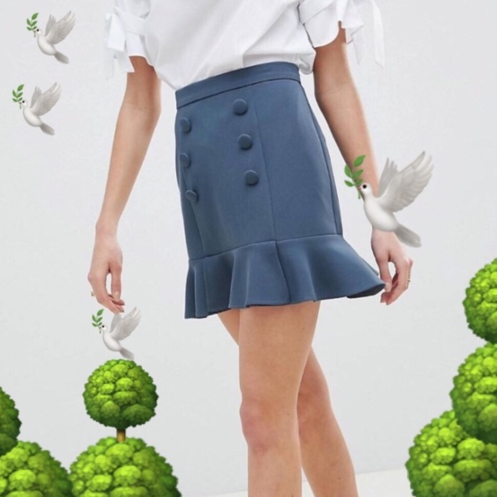 ASOS  blue skirt